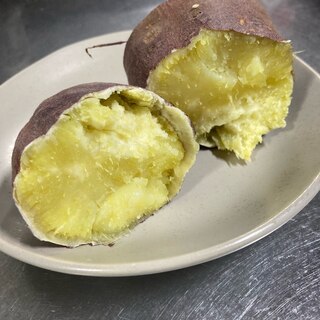 レンジで手作り焼き芋風